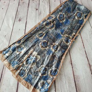 Oscar de la Renta Street Polyester Metallic Scarf